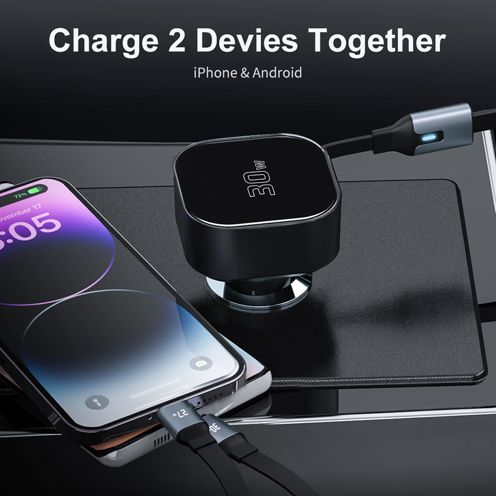 F735-Retractable Car Charger